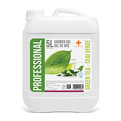 Professional - Shower gel Green Tea + Vitamin E, 5L Canister