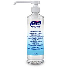 PURELL® Advanced Gel Hydro-Alcoolique pour les Mains, 500 ml Flacon Pompe rond