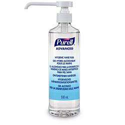 PURELL® Advanced Hygienic Hand Rub, 500mL  Pump Bottle (round)